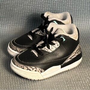 Nike Air Jordan 3 Retro ‘Green Glow’ (TD) Shoes DM0968-031 Toddler Size‎ 5C